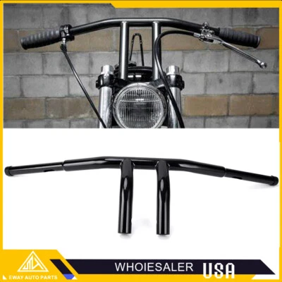 Manillar de barras en T de elevación de 1-1/4" 8" para Harley Sportster Softail FLST FXST personalizado Foto 1 de 4