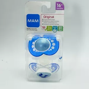 MAM Original Baby Pacifier Sterilizer Case 2 Pack 16+ Months Healthy Oral Shape - Picture 1 of 4
