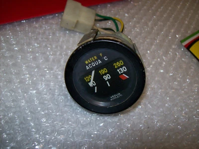 Ferrari - 308-Gts - Medidor de temperatura del agua Veglia 12 VOLT pieza OEM. Foto 1 de 3
