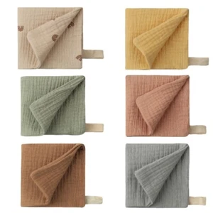 Muslin Cloths for Baby Baby-Essentials Burp Cloths Muslin Squares Hand Washcloth - Picture 1 of 8