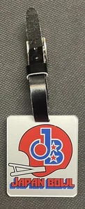 Vtg 1978 Japan Bowl Tokyo Japan Press Luggage Tag NCAA Best Of College Football. - Picture 1 of 7