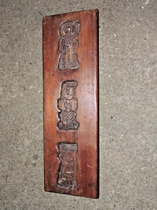 Spekulatius Holzmodel 3 Figuren Model Brett Backform Bäckerei Konditorei Form - Bild 1 von 7