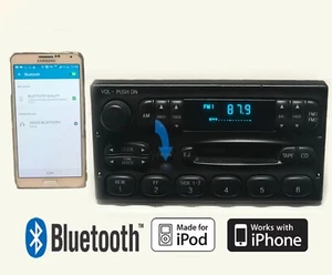 ✅95-97 Ford Crown Victoria Audio Receiver AMFM F7AF19B132AA BLUETOOTH FEATURE - Picture 1 of 4