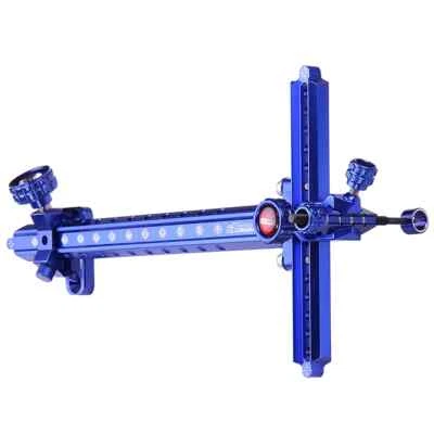 Novo arco e flecha arco curvo 9 polegadas liga de alumínio acessórios de flecha 5 cores ao ar livre - Imagem 1 de 4