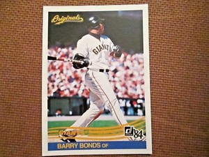 2002 Donruss Originals Glossy Barry Bonds San Francisco Giants 
