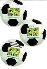 Stamps Australia 2006 football soccer group 3 mini sheets 2 with overprints, MUH