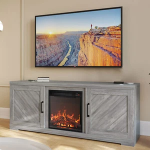 Farmhouse TV Stand End Table & Sideboard - Picture 1 of 37