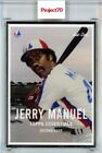 2021 TOPPS PROJECT 70 JERRY MANUEL BY DON C AP 12/51 SILVER FRAME #102