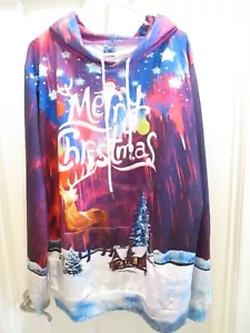 Laidipas Navidad Sudadera con Capucha XXL Chaqueta Para Hombre Unisex - Imagen 1 de 5