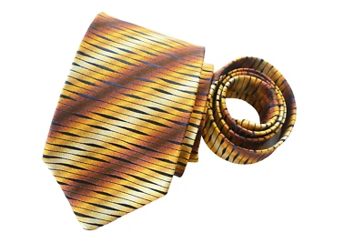 MISSONI CORBATA HOMBRE ORO/RAYAS Ancho: 3.50" Largo: 56" SEDA Foto 1 de 3