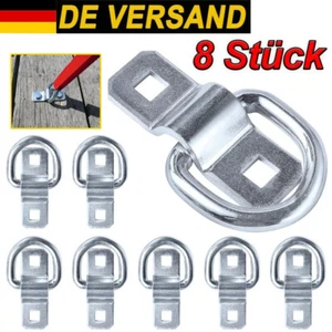 8 Stk Zurrösen PKW Anhänger Zurröse Zurrbügel 800kg Befestigung Spanngurt Halter - Bild 1 von 10