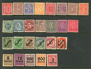 Francobolli ufficiali GERMANIA, / 25-2-3J /, come nuovi e usati - Foto 1 di 1