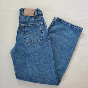 Vintage Levi's 550 fit jeans kids 14 24 inch waist petite - Picture 1 of 9