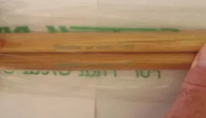 NEW OLD STOCK VINTAGE GRETSCH DRUMSTICKS DRUMSTICKS IN ORIGINALVERPACKUNG #9N - Bild 1 von 2