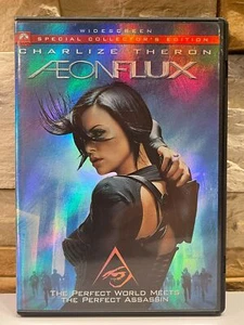 AEON FLUX 2005 CHARLIZE THERON MARTON CSOKAS JONNY LEE MILLER PG13 USED DVD - Picture 1 of 4