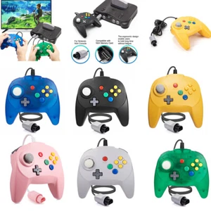 For Nintendo Mini 64 Console N64 Controller Game Gamepad Joystick Joypad Wired - Picture 1 of 71