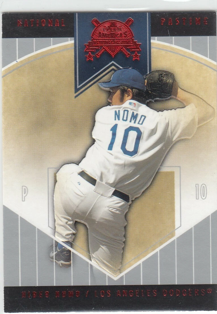 Hideo Nomo Baseball Serial Numbered Sports Trading Cards