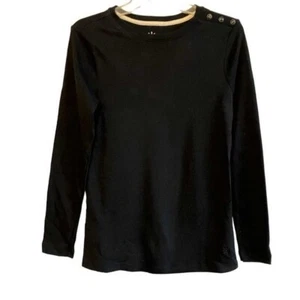 Isaac Mizrahi Live! Essentials Top girocollo manica lunga X PICCOLO (202) - Foto 1 di 8