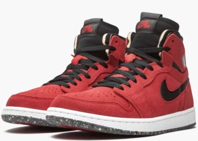 Nike (Talla 14 Para Hombre) Jordan 1 Alto Zoom Air Comfort Rojo, STOCK MUERTO, ¡¡CÓMPRALO AHORA!!! Foto 1 de 4