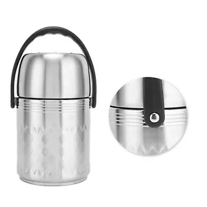 Stainless Steel Soup Cup Thermal Lunch Box Insulated Lunch Bag Food Container - Picture 1 of 11