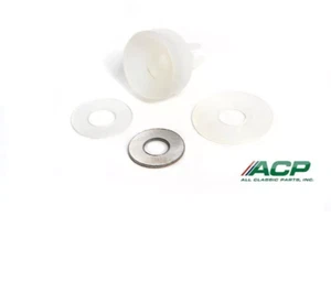 1965 1966 Ford Mustang Door Latch Retainer Bushing 4pc KIT Coupling New - Picture 1 of 1