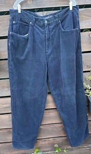 Vtg Y2K Jnco Style LA GATE Wide Baggy Corduroy Jeans Skate Grunge Hip Hop *42 - Picture 1 of 8