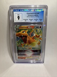 Pokemon TCG Charizard VSTAR Sword & Shield: Brilliant Stars 018/172 Holo CGC 9 - Picture 1 of 1