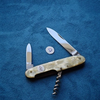  Taschenmesser Vintage Perlmutt  Optik Germany Solingen Defekt - Bild 1 von 4