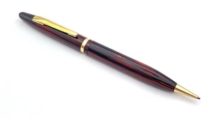 VINTAGE SHEAFFER LADY BALANCE MECHANICAL PENCIL IN CARMINE RED GOLD TRIM CANADA - Picture 1 of 7