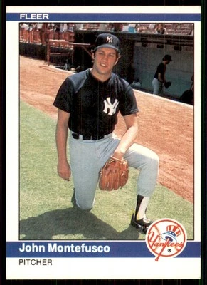 1984 Fleer #132 John Montefusco New York Yankees - Image 1 of 2