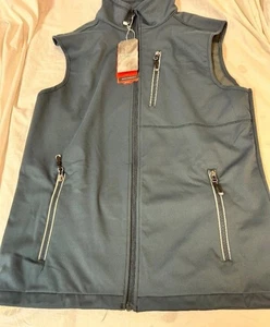 Chaleco Softshell 33.000 pies Para Hombres Pequeño Cremallera Completa Chaleco Top Azul Impermeable Nuevo con Etiquetas  - Imagen 1 de 7