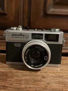 Minolta Hi-Matic E Rangefinder 35mm Film Camera 40mm Vintage. k-mart exklusiv selten - Bild 1 von 24
