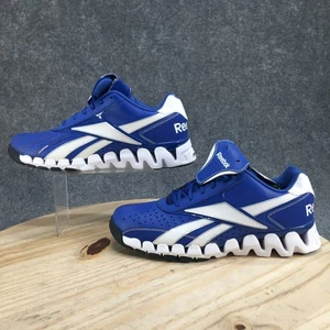 Reebok Zapatos Para Hombres 13 ZigTech Tenis para Correr Azul Con Cordones Parte Superior Baja Atléticos NUEVO - Imagen 1 de 20