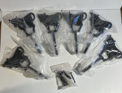 Ganchos de pared de vaca de metal negro mate, juego de 6, nuevos sin etiquetas, 5,25”, estilo granja rural Foto 1 de 4