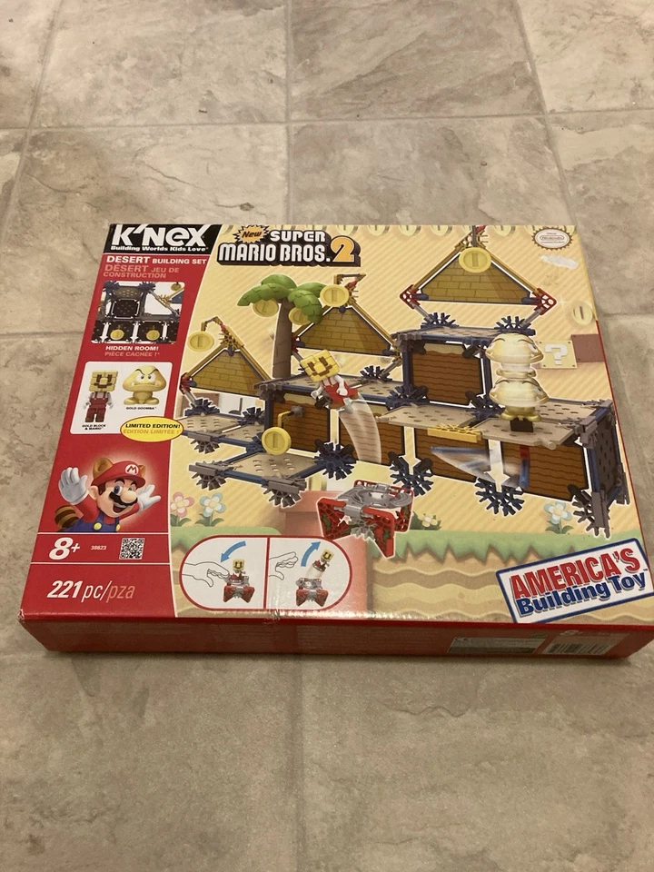 K'nex Desert Building Set Super Mario Bros 2 Completo En Caja Foto 1 de 2