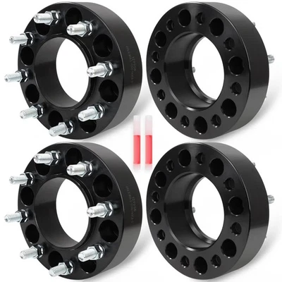 4 Pcs 8x6.5 2" Hub Centric Wheel Spacers For 2001-2010 Chevy Silverado 2500 HD Foto 1 de 4