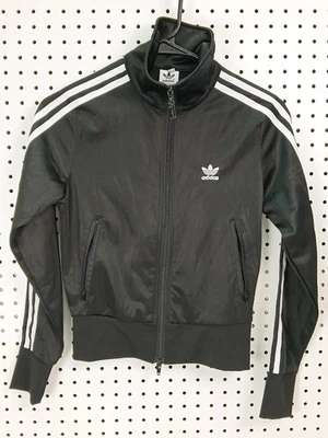 Chaqueta de Pista Adidas Verde Tres Rayas Talla S 100% Algodón Vintage Foto 1 de 4