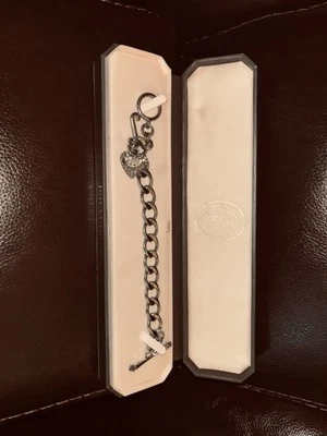 Juicy Couture J & ❤️ silver tone bracelet with box and shipping 👀❤️ - Image 1 of 4