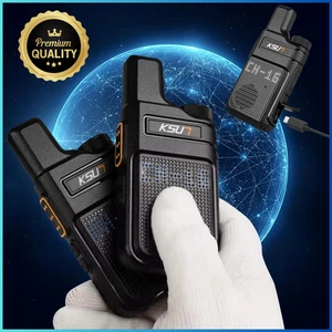 Mini Talkie Walkie KSU X-M6TFSI Recharge USB-C Batterie Longue Durée 4000mAh - Imagen 1 de 19