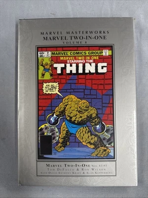 Marvel Masterworks MARVEL TWO-IN-ONE Vol #8 Hard Cover (2025) Global Shipping NM - Image 1 of 4