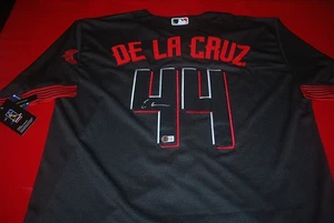 Camiseta deportiva Nike firmada por ELLY DE LA CRUZ Cincinnati Reds City Connect BECKETT 1W548263 - Imagen 1 de 4