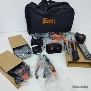 Kit de herramientas para el hogar 81 PIEZAS BLACK+DECKER con taladro/destornillador 20V MAX con múltiples herramientas - Imagen 1 de 20