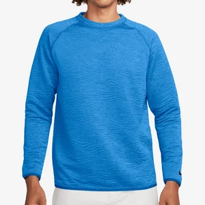 Nike Tour Dri-FIT Golf Crew Sweatshirt FD5835-435 Sky Blue Men's XL NWT HOMBRE - Picture 1 of 4