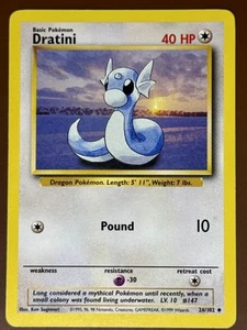 Dratini #026/102 Base Set Pokemon tcg - Picture 1 of 2