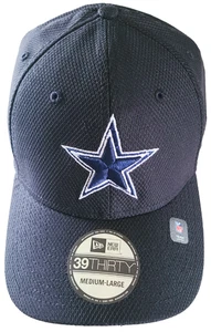 New Era 39THIRTY Dallas Cowboys Hat Black M/L NFL Flex Fit Cap Medium Large - Picture 1 of 6