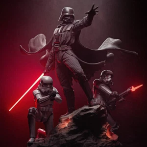 Darth Vader 3D Printed Figure, Star Wars Sith Lord Figure, Unpainted - Picture 1 of 10