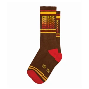 Gumball Poodle Unisex Crew Socks - Whiskey (One Size Fits Most) - Picture 1 of 1