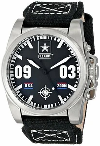 Wrist Armor Mens U.S. Army C1 Watch With Black Dial & Black Canvas Strap - Picture 1 of 1