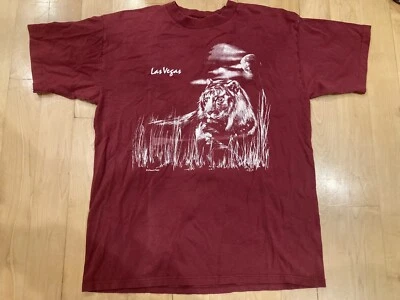 Vintage H.L. Camiseta H L Miller Total Las Vegas Tiger Desert Estampados De Colección Foto 1 de 4