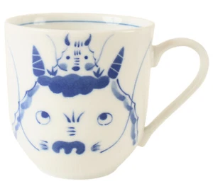 Mino Ware Japanese Ceramic Mug Cup Parent-Child Ema Dragon Made in Japan - Picture 1 of 7
